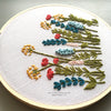 Floral Meadow Hand Embroidery Digital Pattern by And Other Adventures Embroidery Co