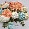 Blue Hydrangea Bouquet Embroideryby And Other Adventures Embroidery Co