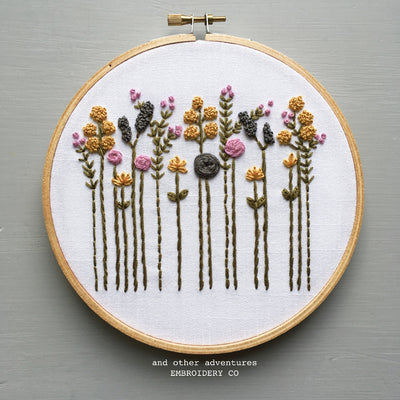 Wildflowers Hand Embroidery Kit - The Original - And Other Adventures ...