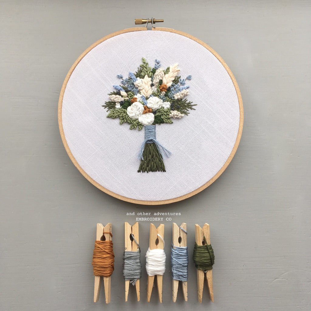 Floral Embroidery Hoop Art - And Other Adventures Embroidery Co