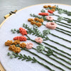 Hand Stitched Wildflower Hoop Art by And Other Adventures Embroidery Co