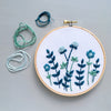 Ocean Blues Embroidery Hoop