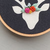 Embroidered Deer Floral Crown by And Other Adventures Embroidery Co