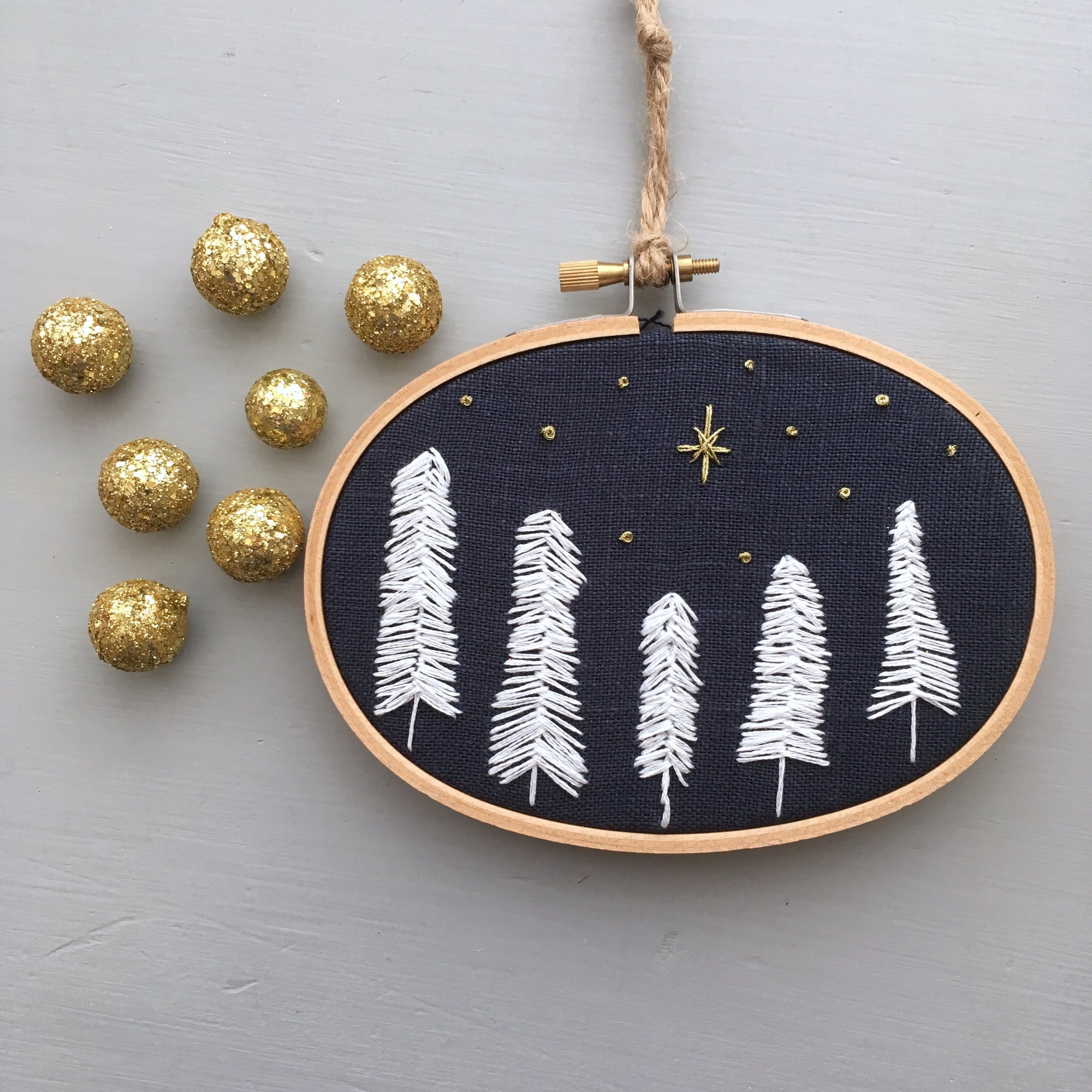 Large Oh Holy Night Digital Embroidery