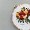 DIY fall bouquet hand embroidery pattern by And Other Adventures Embroidery Co