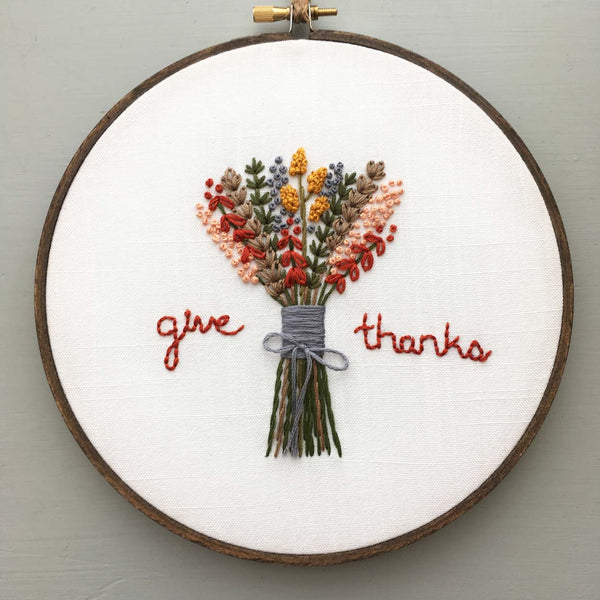 Give Thanks - 8 Designs - Products - SWAK Embroidery