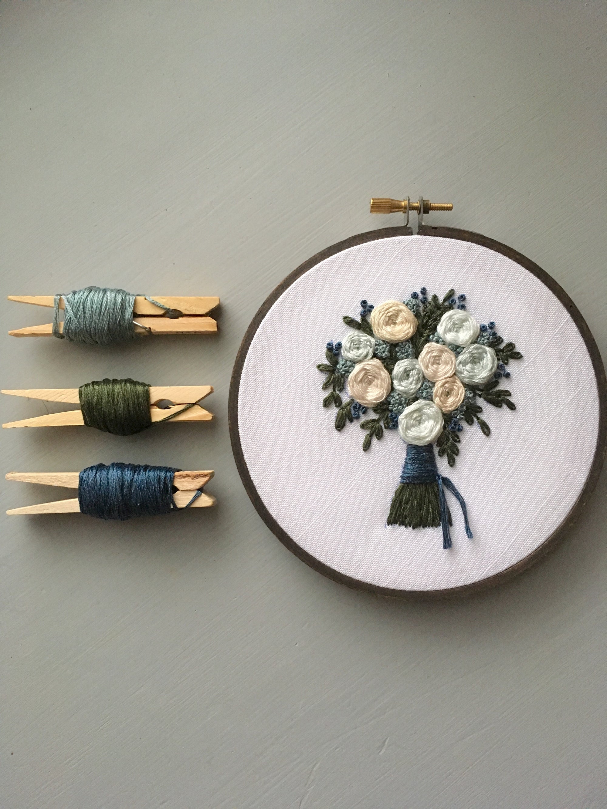 The Harlow Bouquet - Digital Embroidery Pattern