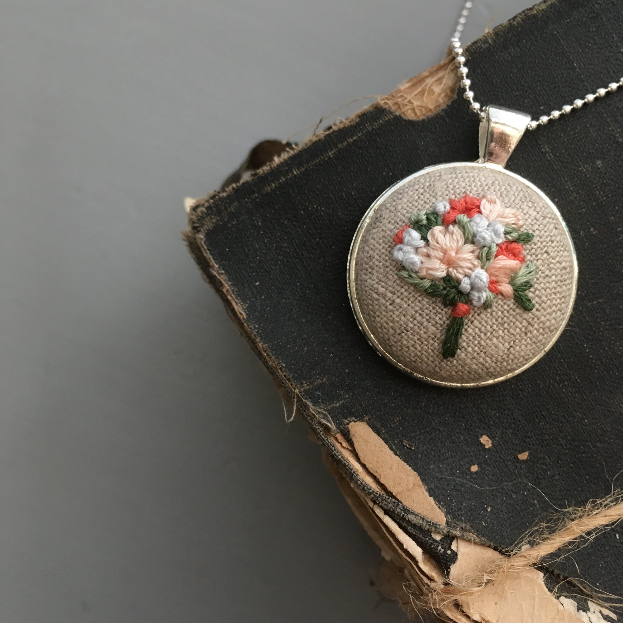Necklace Bouquet Embroidery