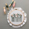 Pastel Wildflower Hand Embroidery Kit | And Other Adventures Embroidery Co