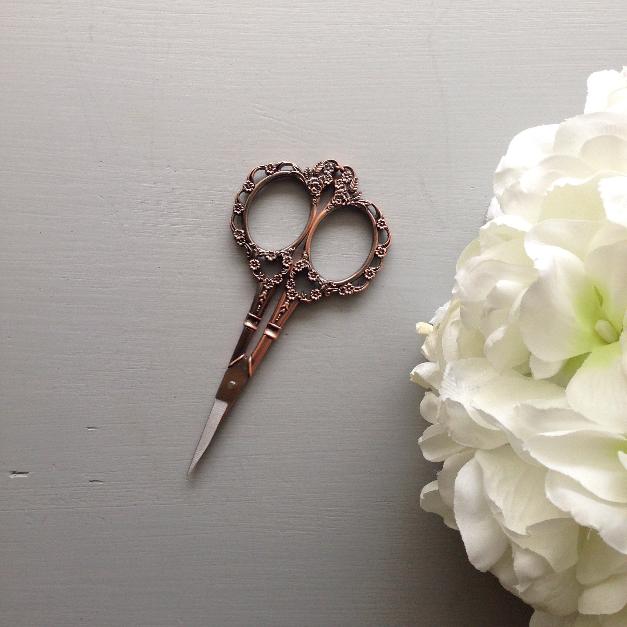 Gold Vintage Style Embroidery Scissors - And Other Adventures