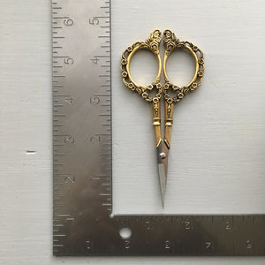 Gold Vintage Style Embroidery Scissors - And Other Adventures Embroidery Co